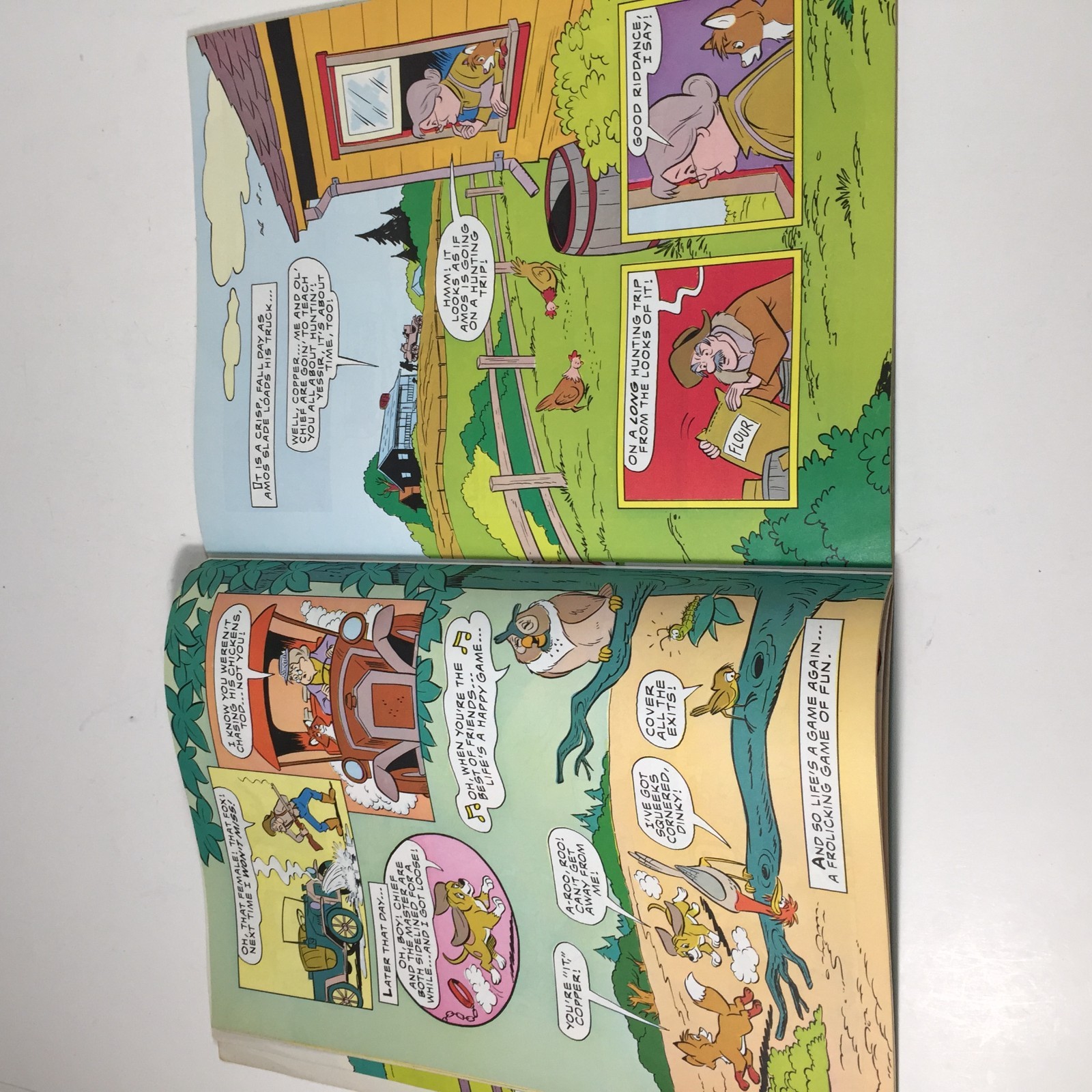 Lot of 4 Paperback Childrens Books-Dr. Seuss 500 Hats, Smurfs, Fox & Hound, Oz