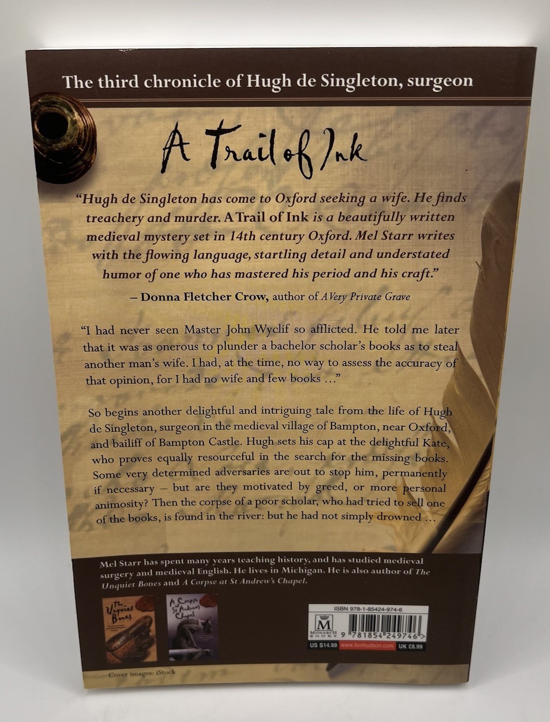 A Trail of Ink by Mel Starr
