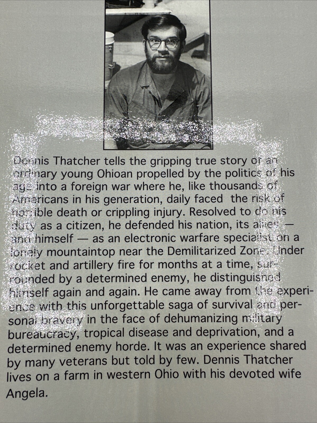 Cut On Six Sides Rare Vietnam Ohio Dennis Thatcher Paperback 1999 192 Pages