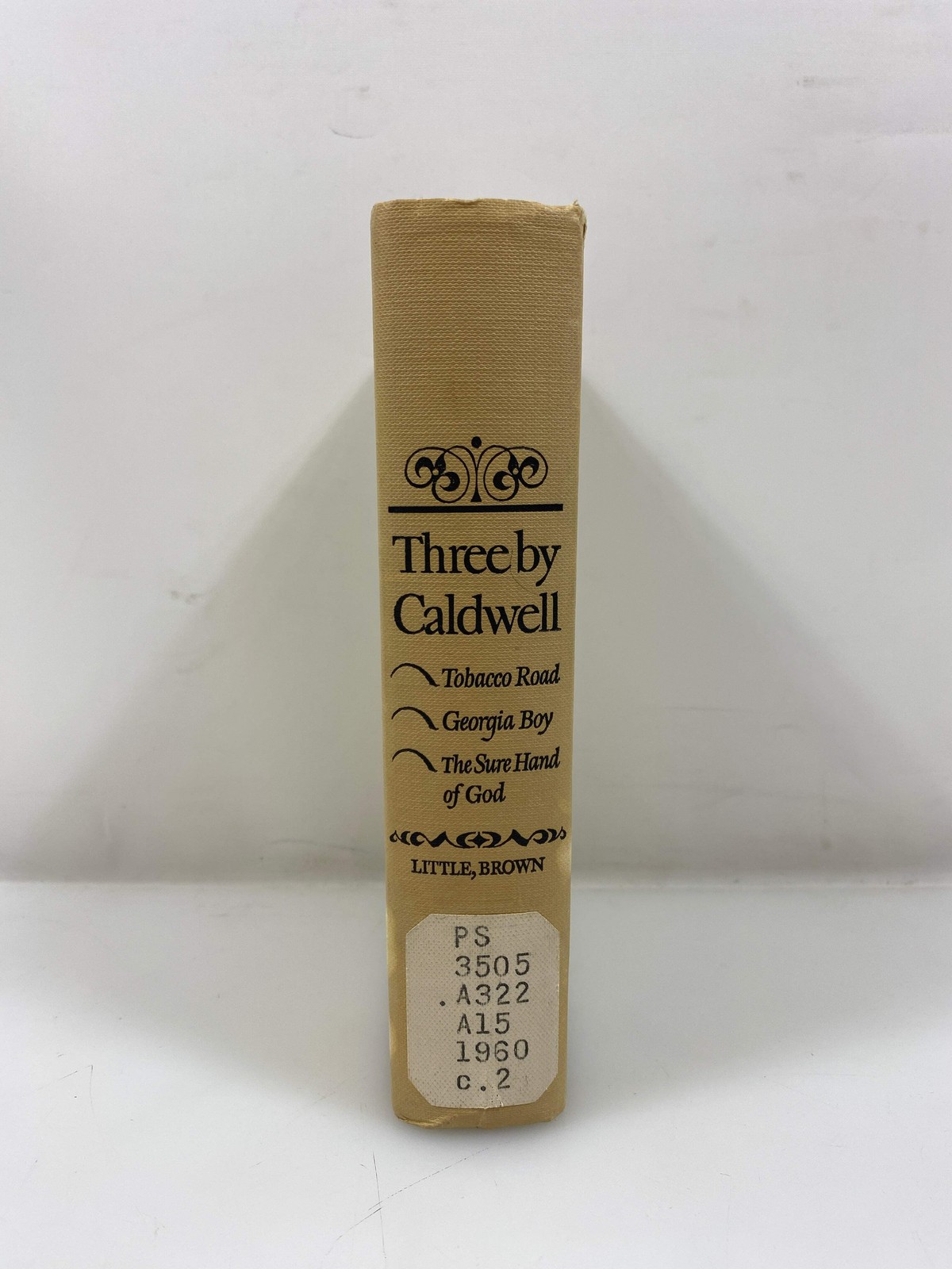 Three by Caldwell: Great Novels of the South Ex-library 1959 HC