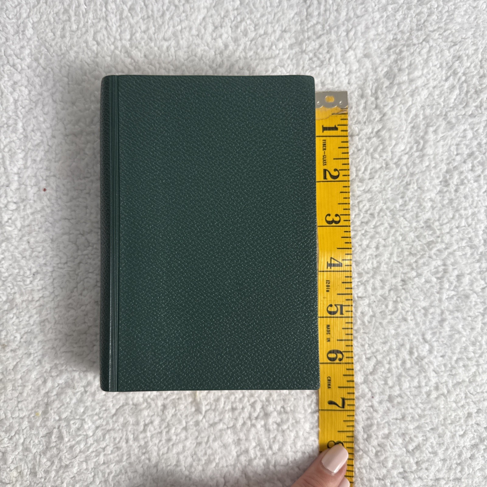 Russian Bible Small. Green Faux Leather Bound. Text Entirely In Russian 6x4x1”