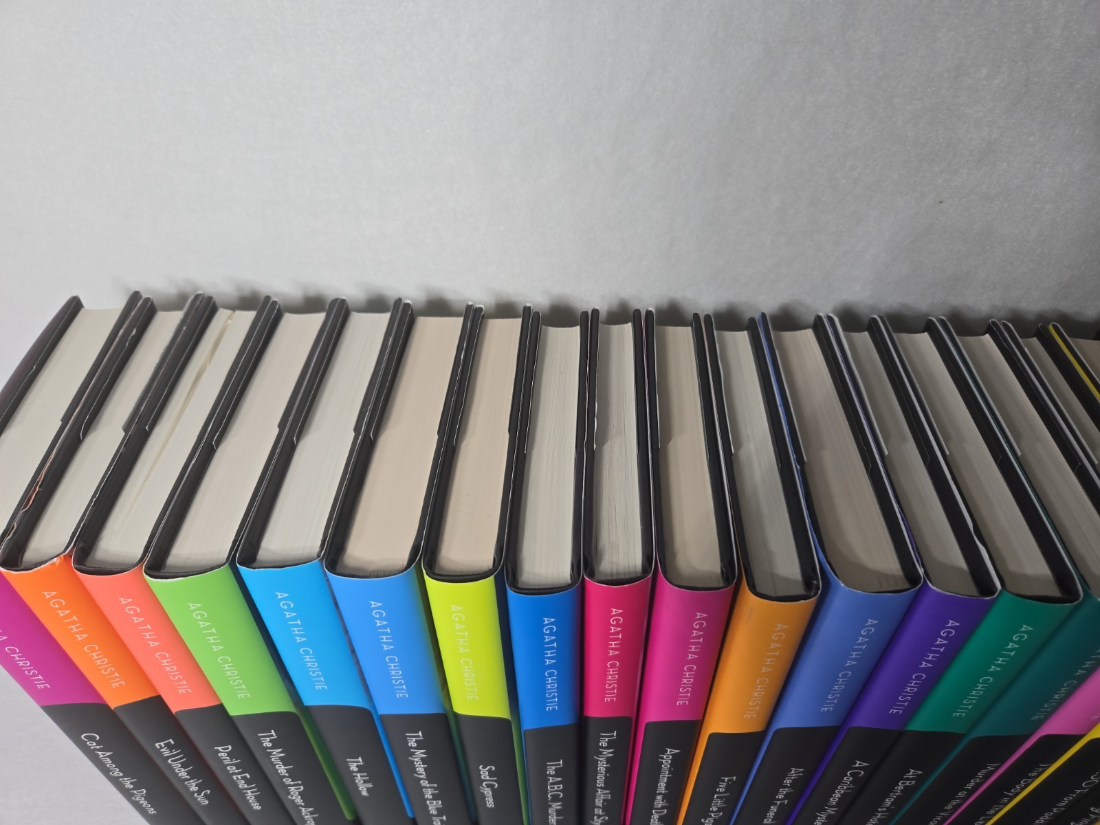 20 Agatha Christie Hercule Poirot & Marple Mystery HC Books Black Dog VG+ Cond