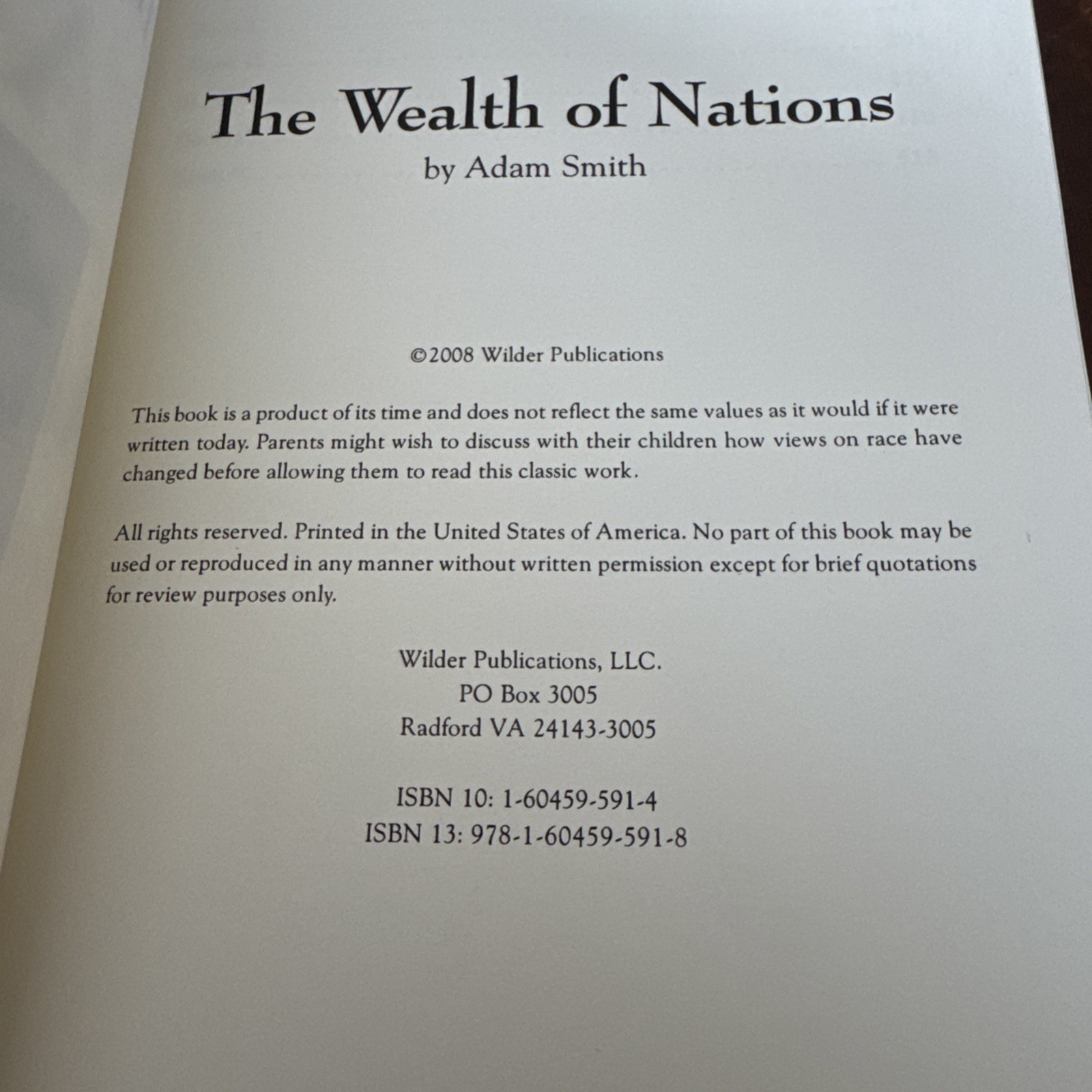 Wealth of Nations : Books 1-5 by Adam Smith (2008, Trade Paperback)