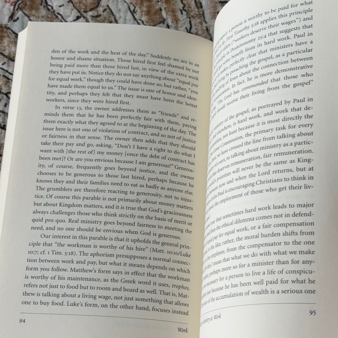 Work: A Kingdom Perspective on Labor Ben Witherington III 2011