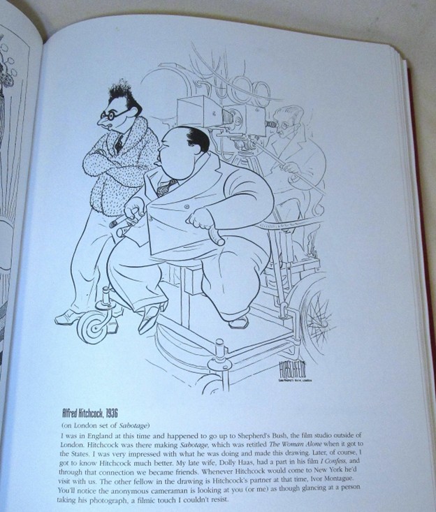 Hirschfeld On Line by Al Hirschfeld Oversized Art Book 1999