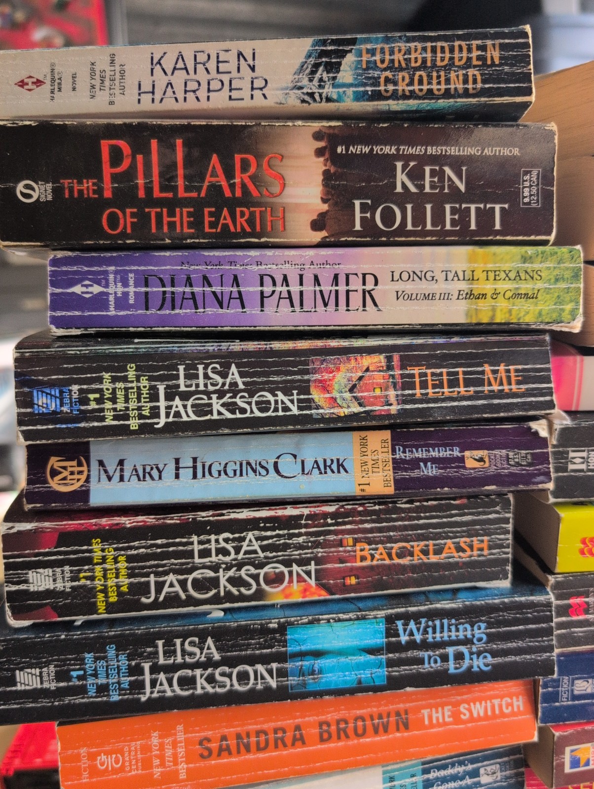 Mixed Lot of 26 Female Author Novels Romance & Thriller Clark Jackson NICE LOT