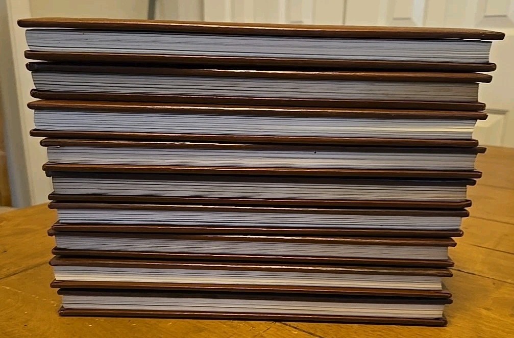 LOT of 9 Time Life Books “The Old West” Vintage 1970s Faux Leather Bound