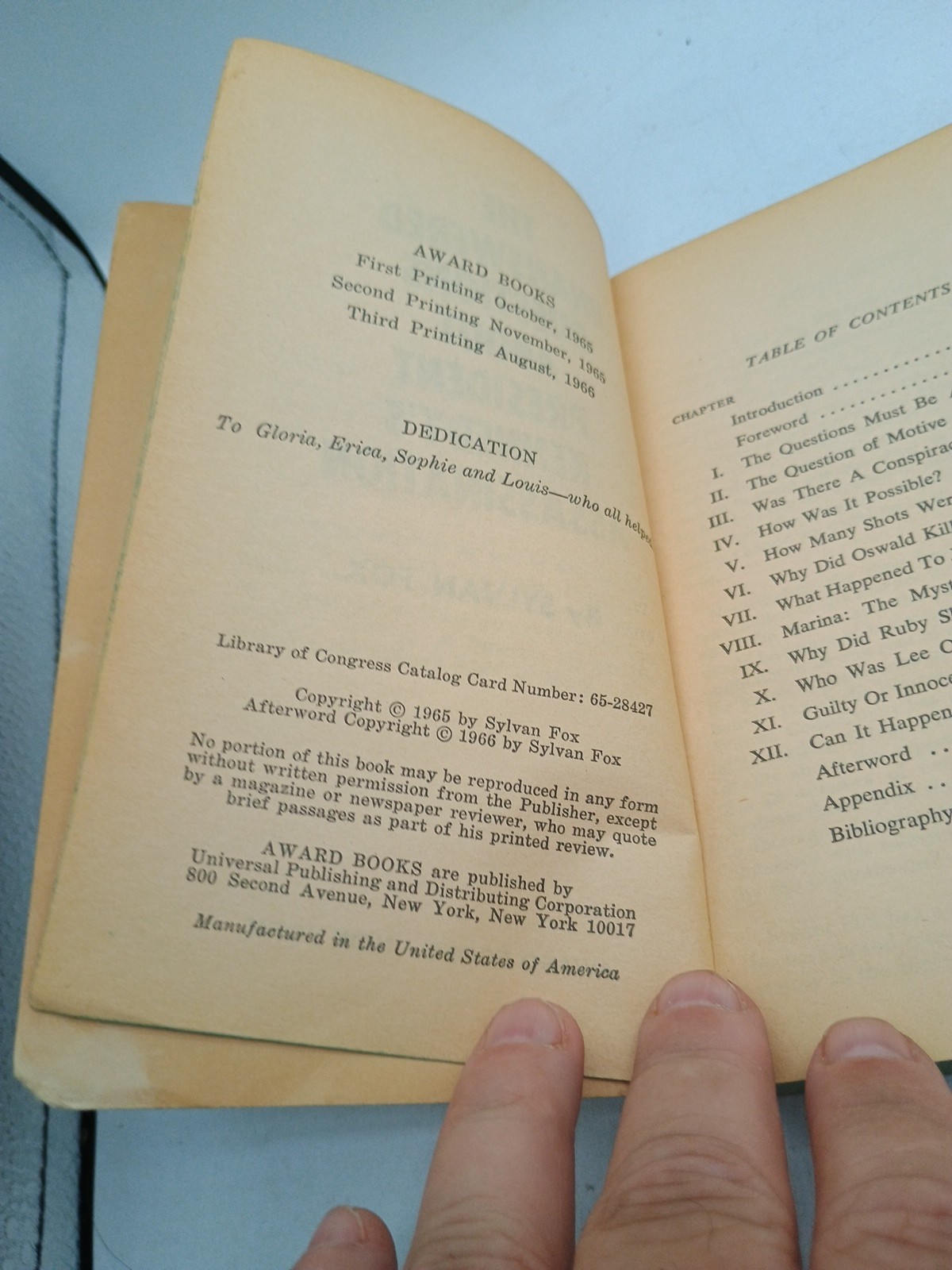 The Unanswered Questions About President Kennedy’s Assassination by SYLVAN FOX