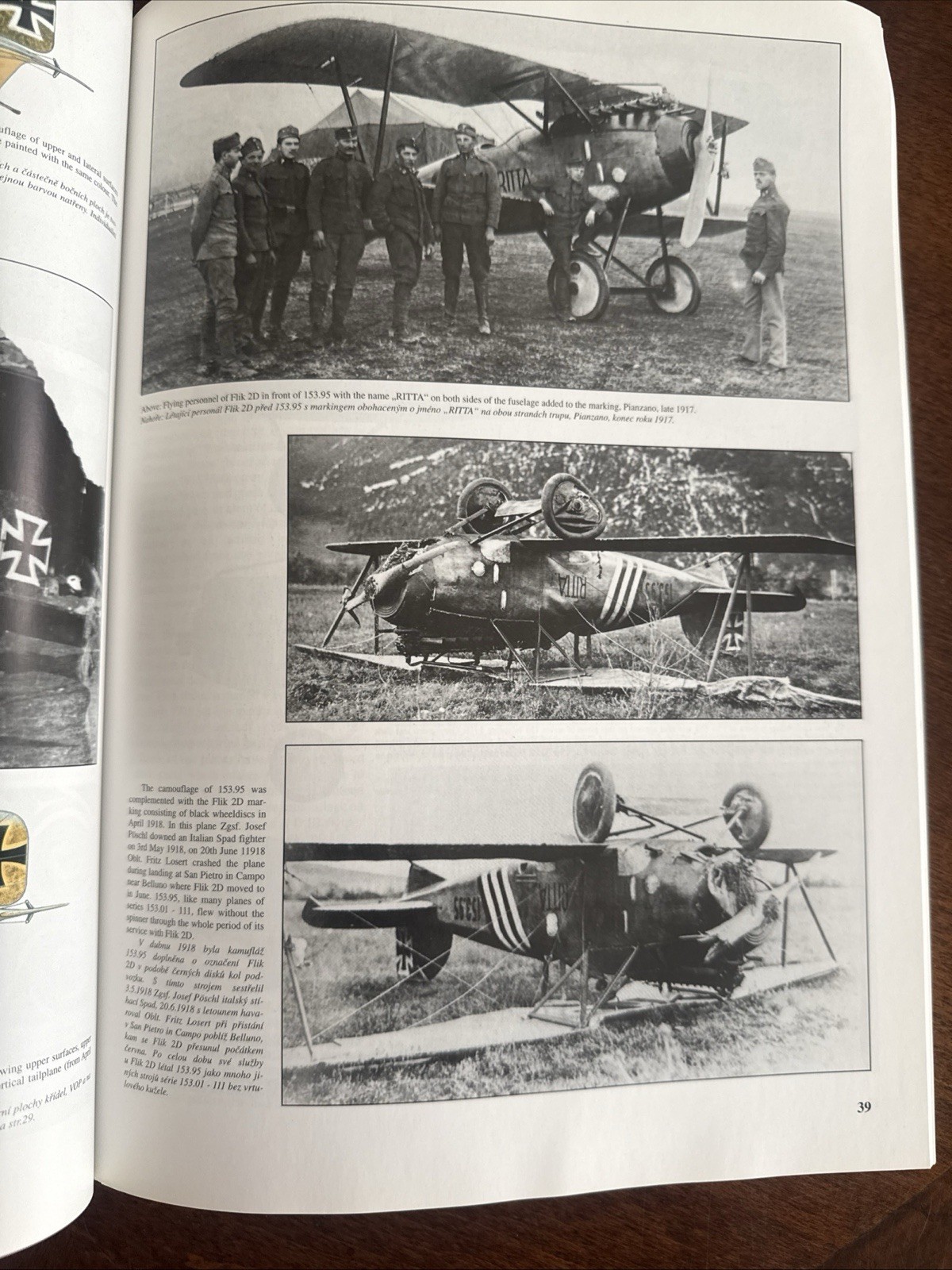 JaPo Albatros D.II & D.III Oeffag Austria Hungary WWI German Soft Cover 1998