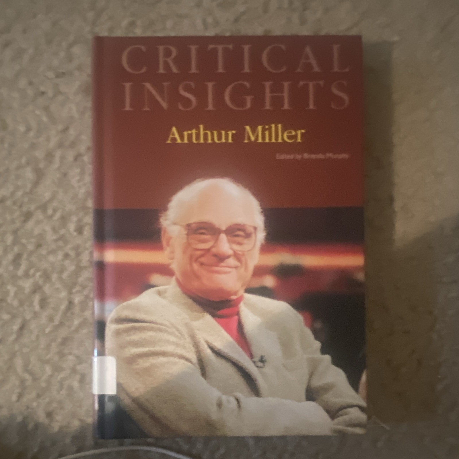 Critical Insights: Arthur Miller Hardcover Salem Press 2014 YA Ex-Library