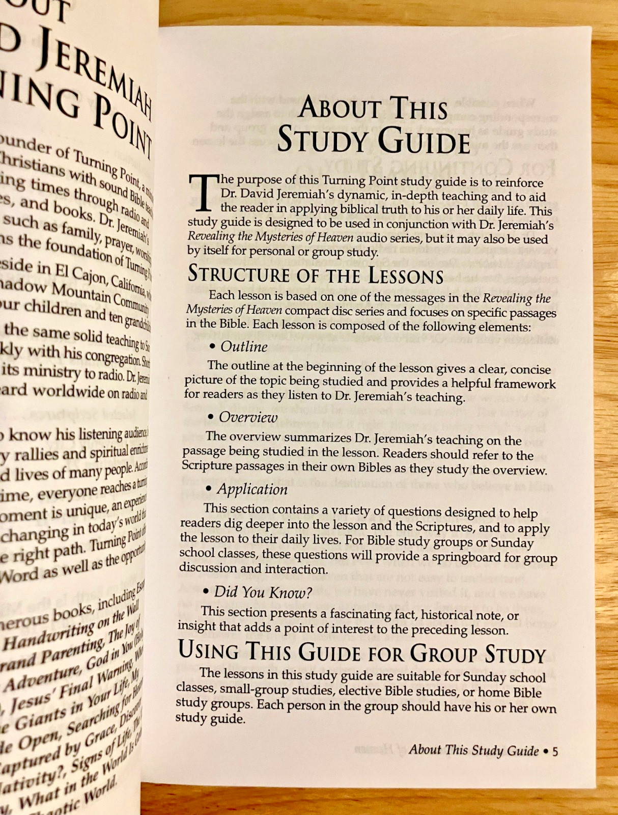 Revealing the Mysteries of Heaven by Dr David Jeremiah Study Guide 2009