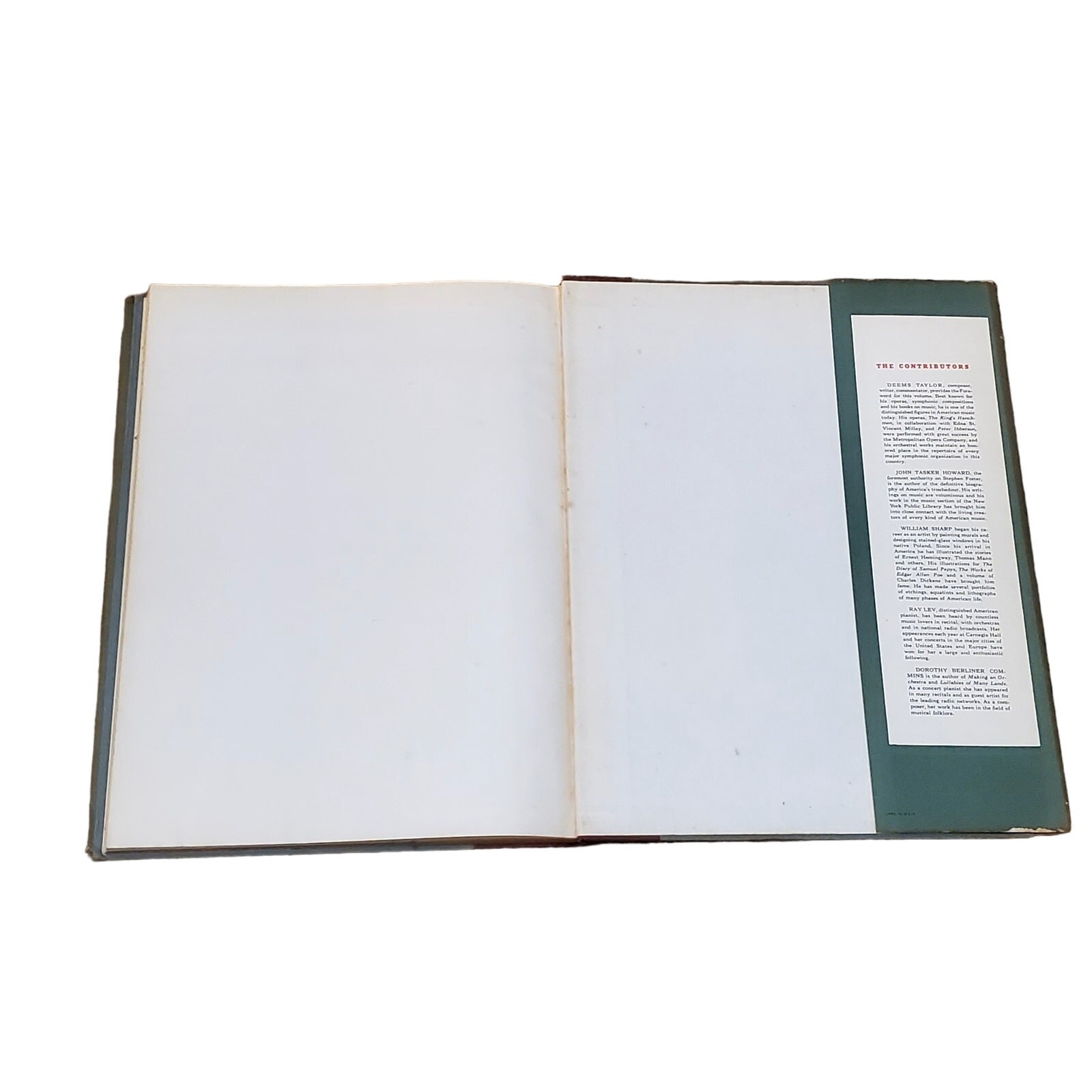A Treasury of Stephen Foster 1946 1st Printing HC Dust Cover Vtg Song Book