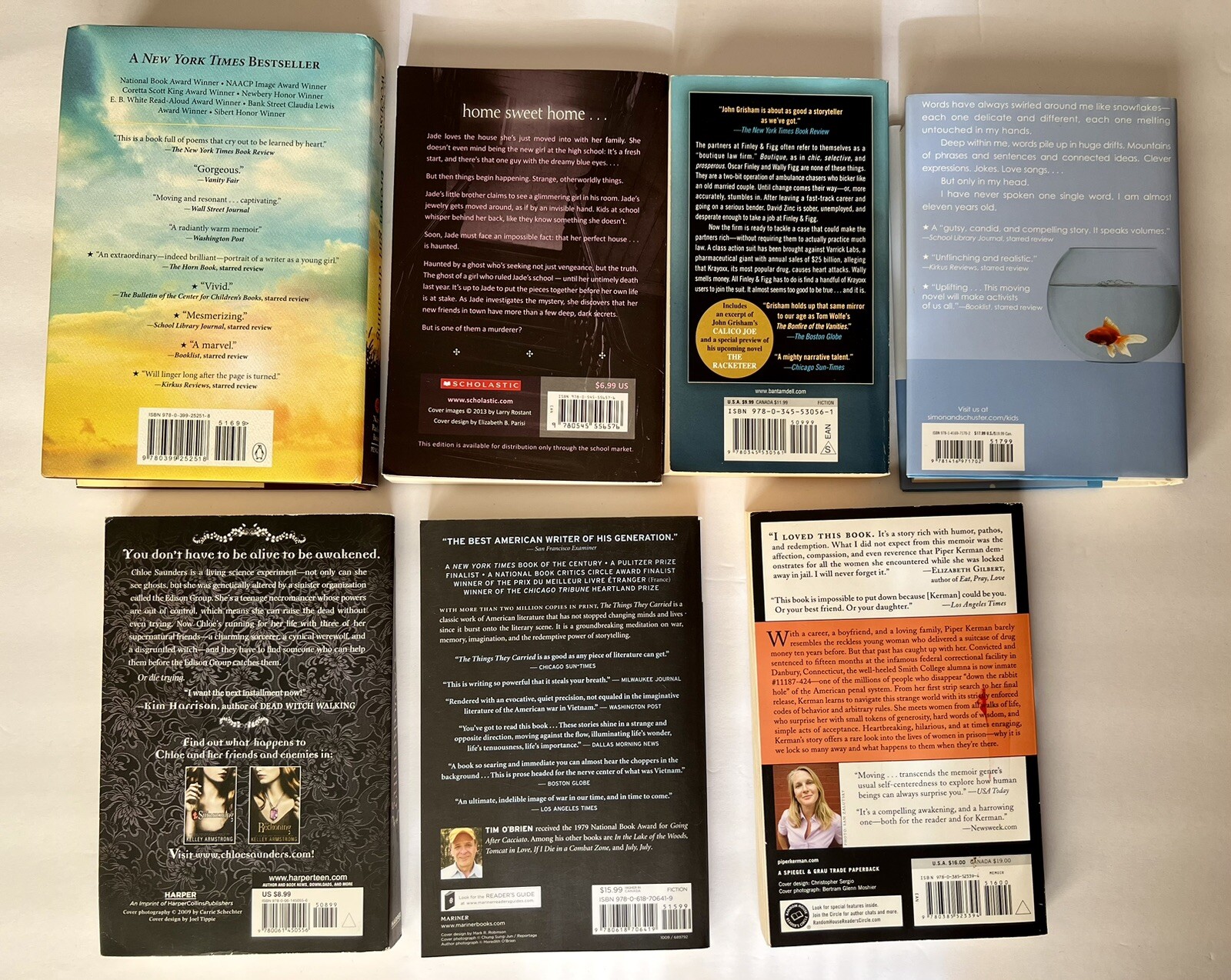 Lot Of 7 Books Pre owned Paperback And Hard Cover Variety Of Titles 4lb 10oz