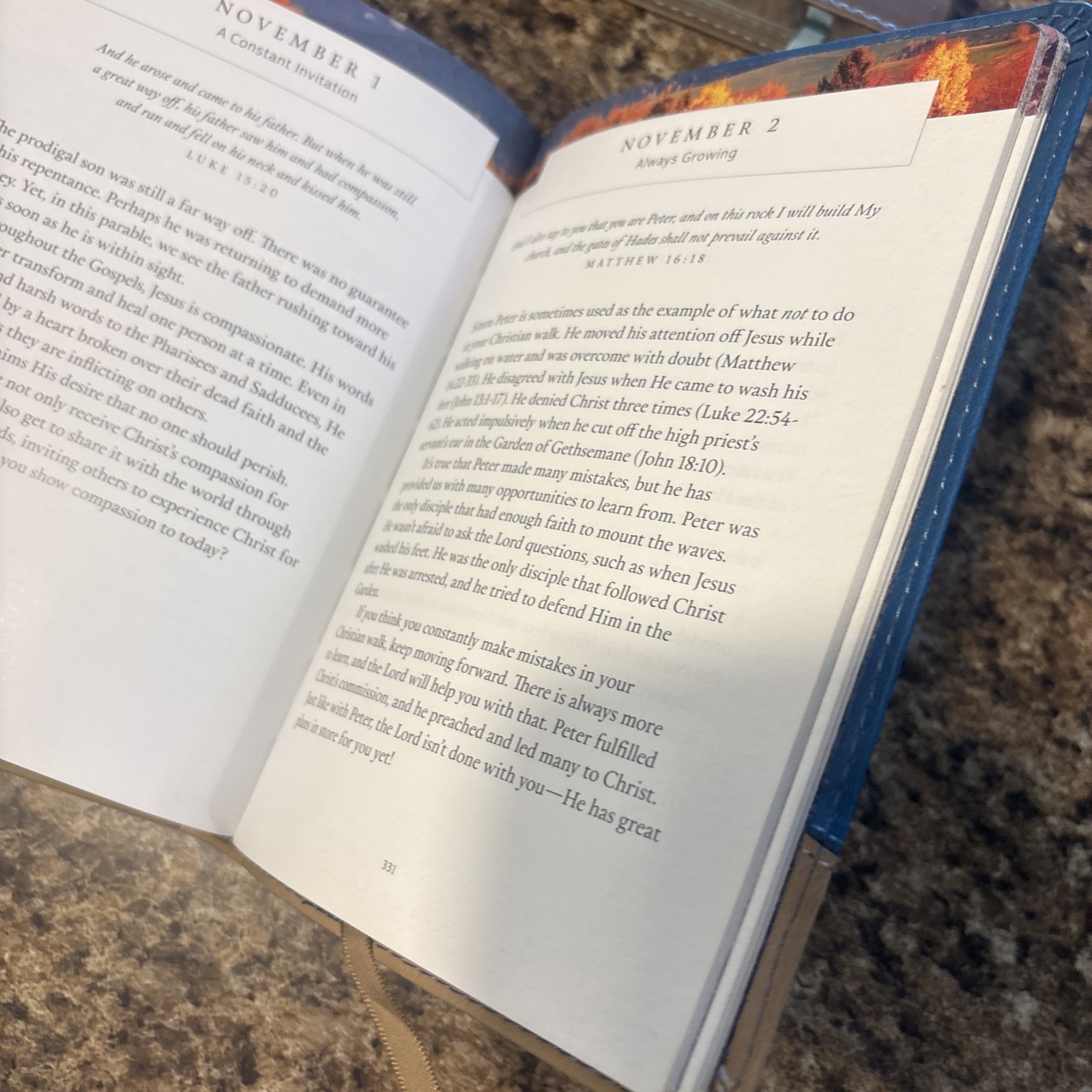 David Jeremiah Leather Bound- Moments W/ God, Strength for Today &