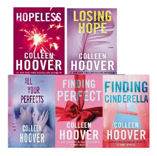 Hopeless Series 5 Books Set Hopeless, Losing Hope, Finding Perfect, Cinderella..