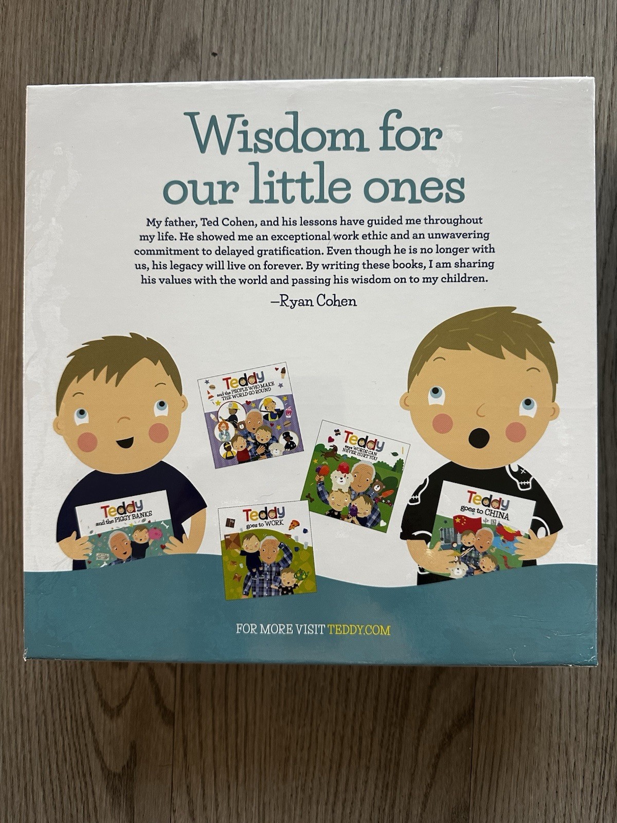Ryan Cohen Teddy Vol. 1 & 2 10-Book Box Set Picture Book Illustrated, Deal!!
