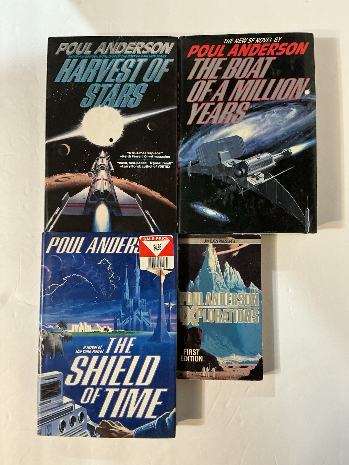 Poul Anderson 1st. Ed. 1st Print Lot Of 3 HC And 1 PB