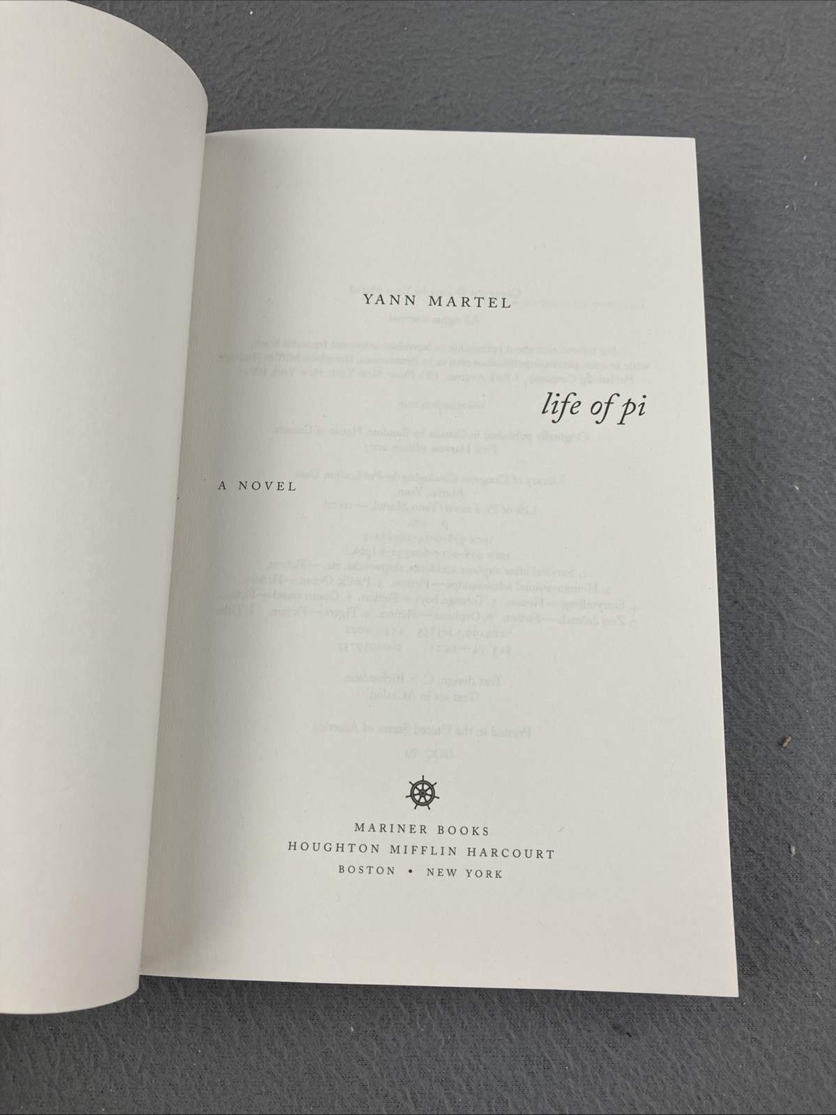 Life of Pi – Paperback By Martel, Yann – VERY GOOD Classic Education