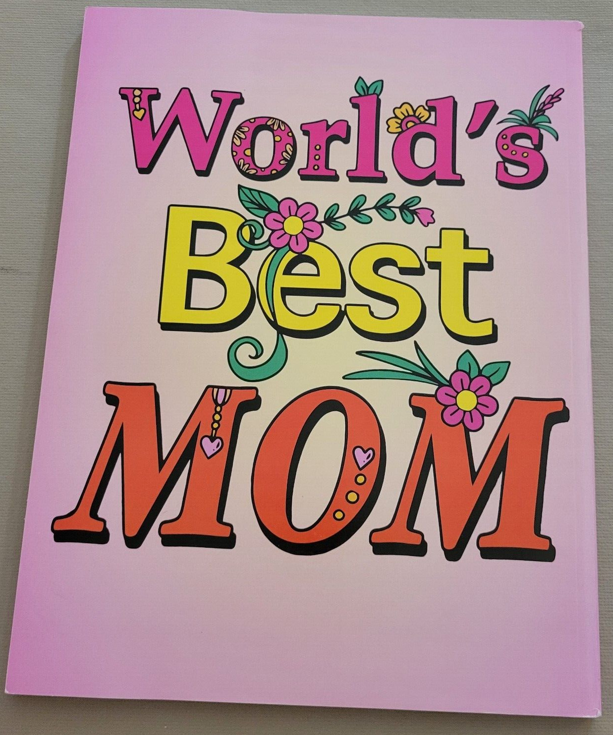 LOVE YOU MOM ADULT COLORING BOOK – 2021 TOPIX MEDIA – 47 FESTIVE COLORING PAGES