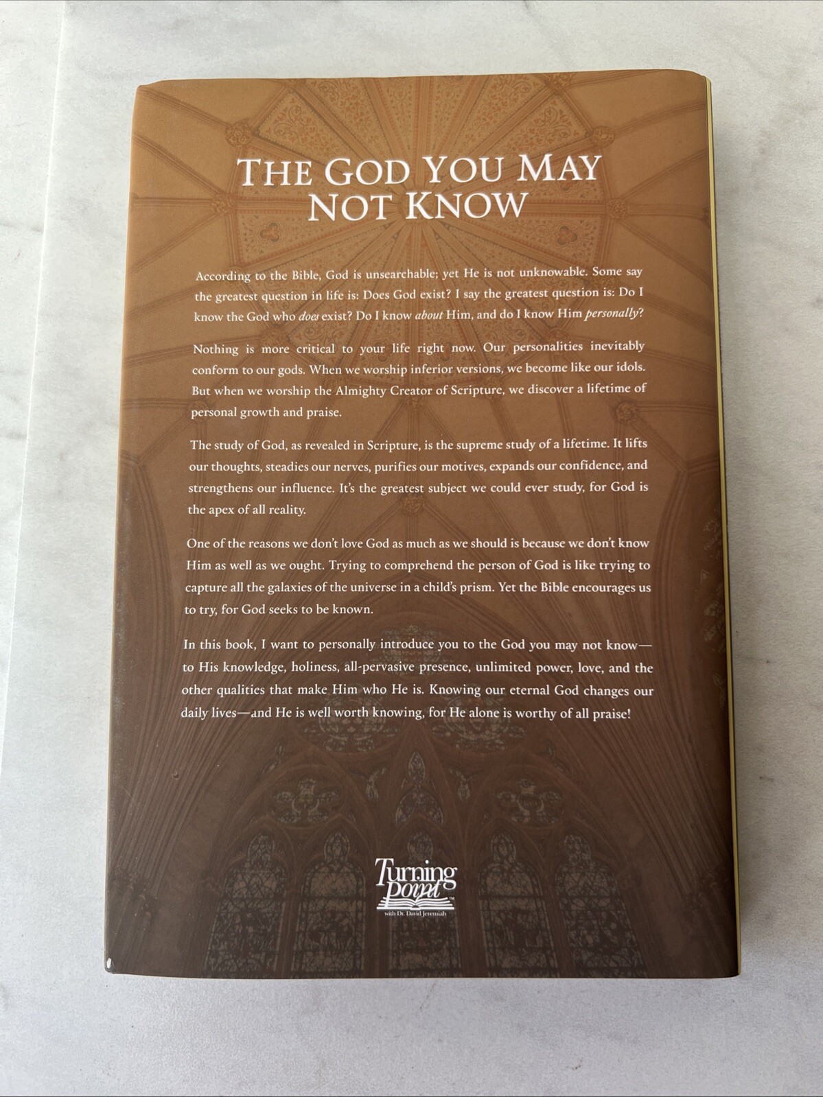 The God You May Not Know by David Jeremiah Hardcover 2018 Christianity