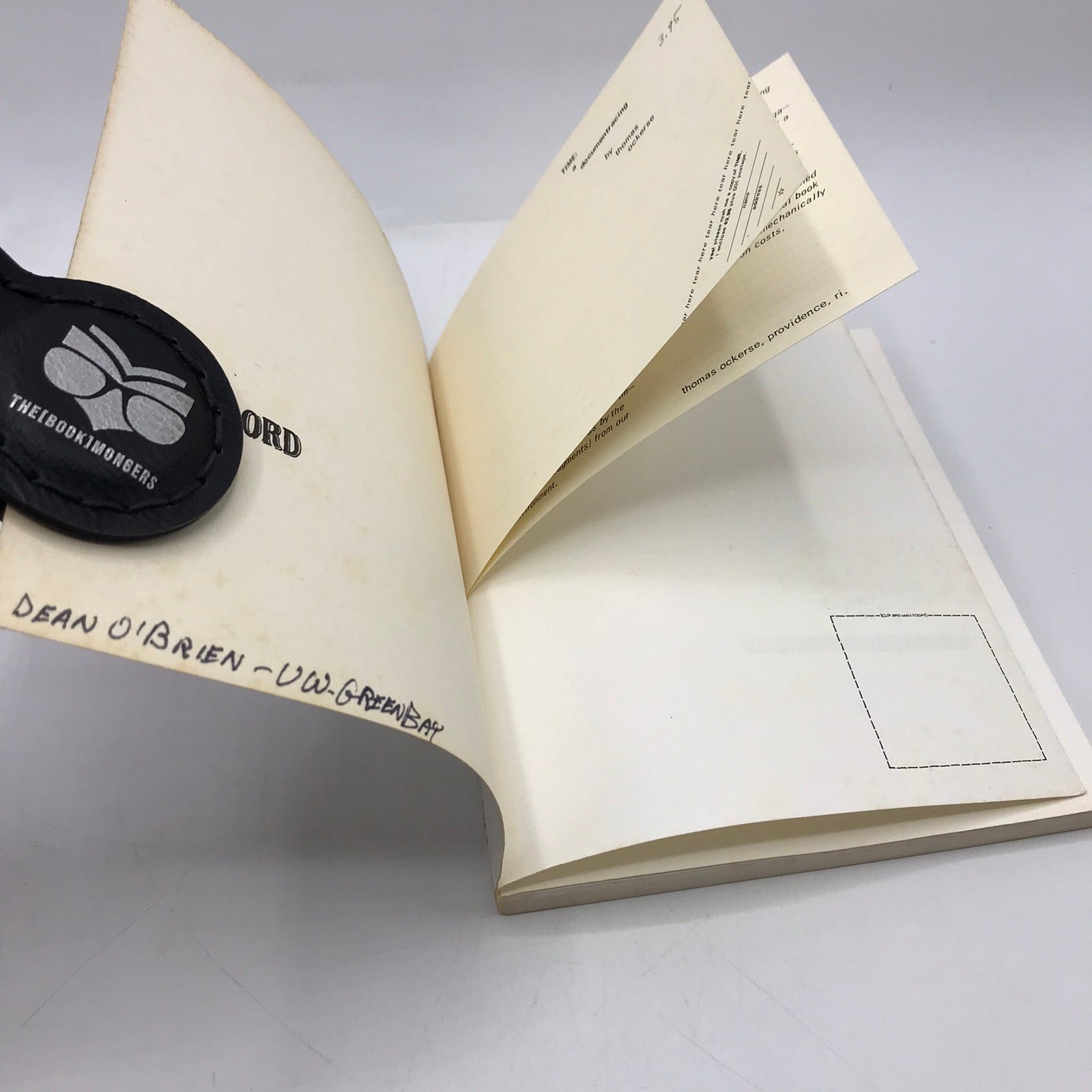 Time A Documentracings Thomas Ockerse Numbered Copy 0163 of 1000 Poetry Art