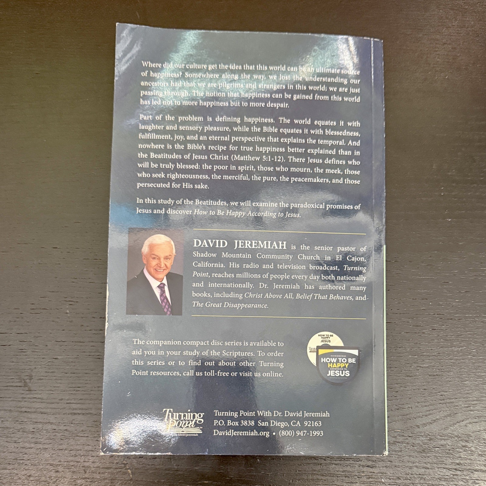 David Jeremiah How to Be Happy According to Jesus Study Guide Paperback 2024