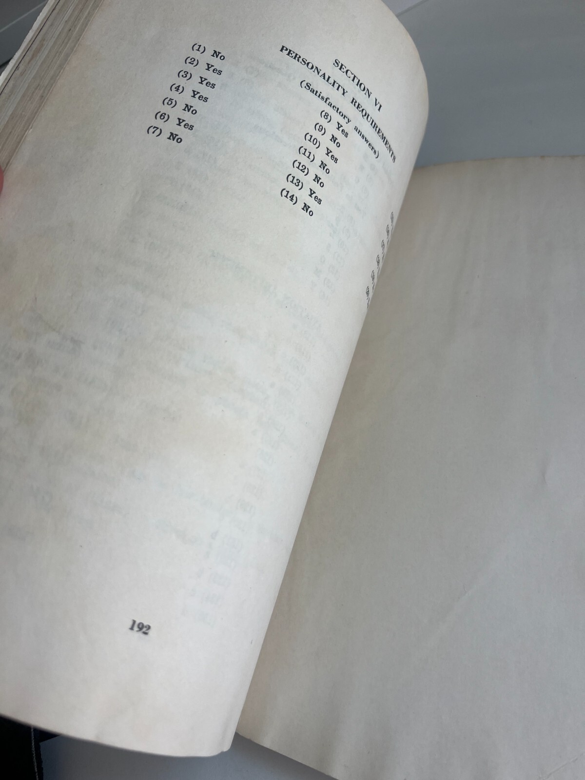 Vintage 1943 Prepare for the official U.S. Army-Navy Tests Book 192 Pages