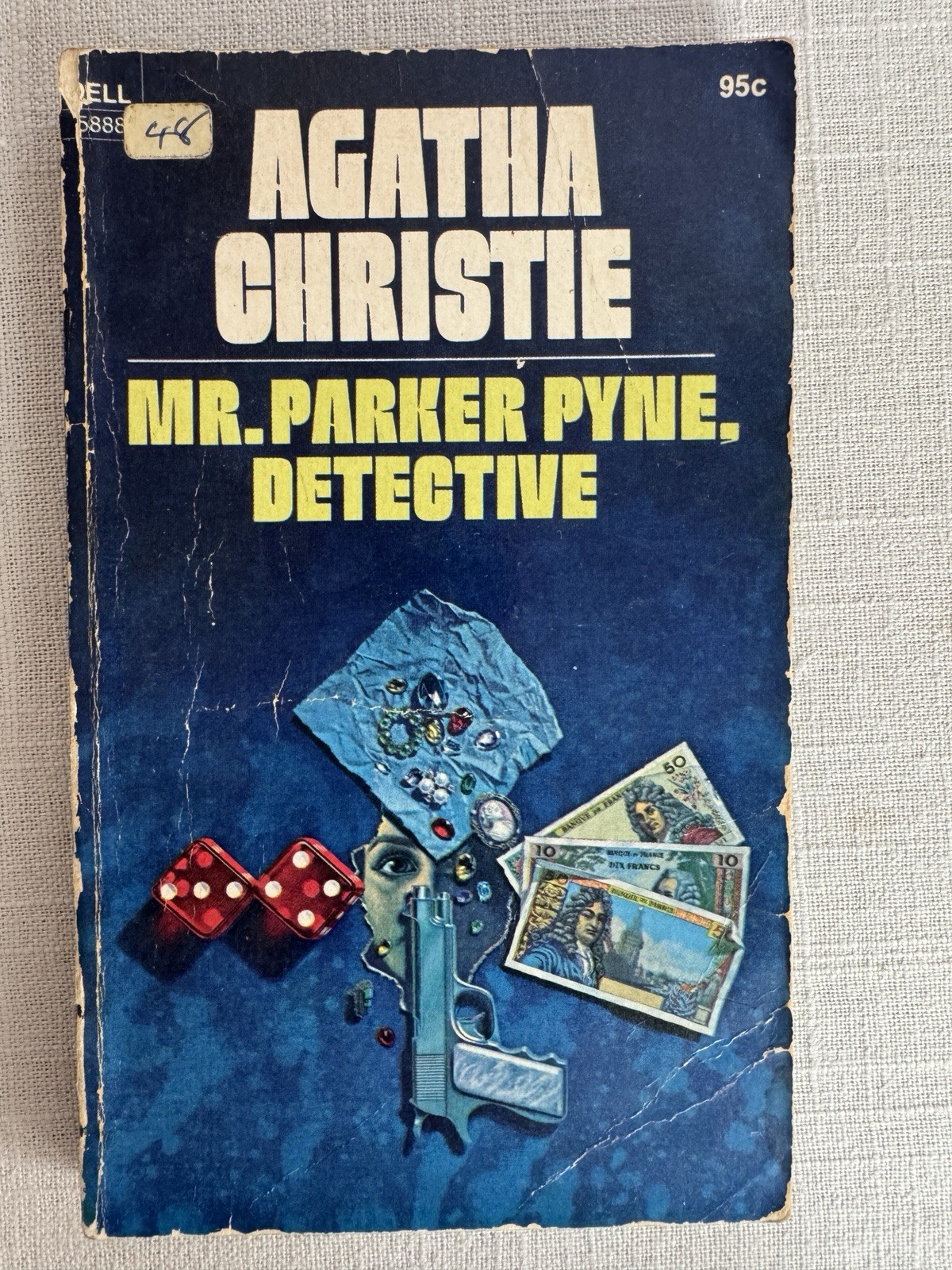 Vintage Agatha Christie Dell Mysteries Poirot Miss Marple (Lot of 5 MMPBs)