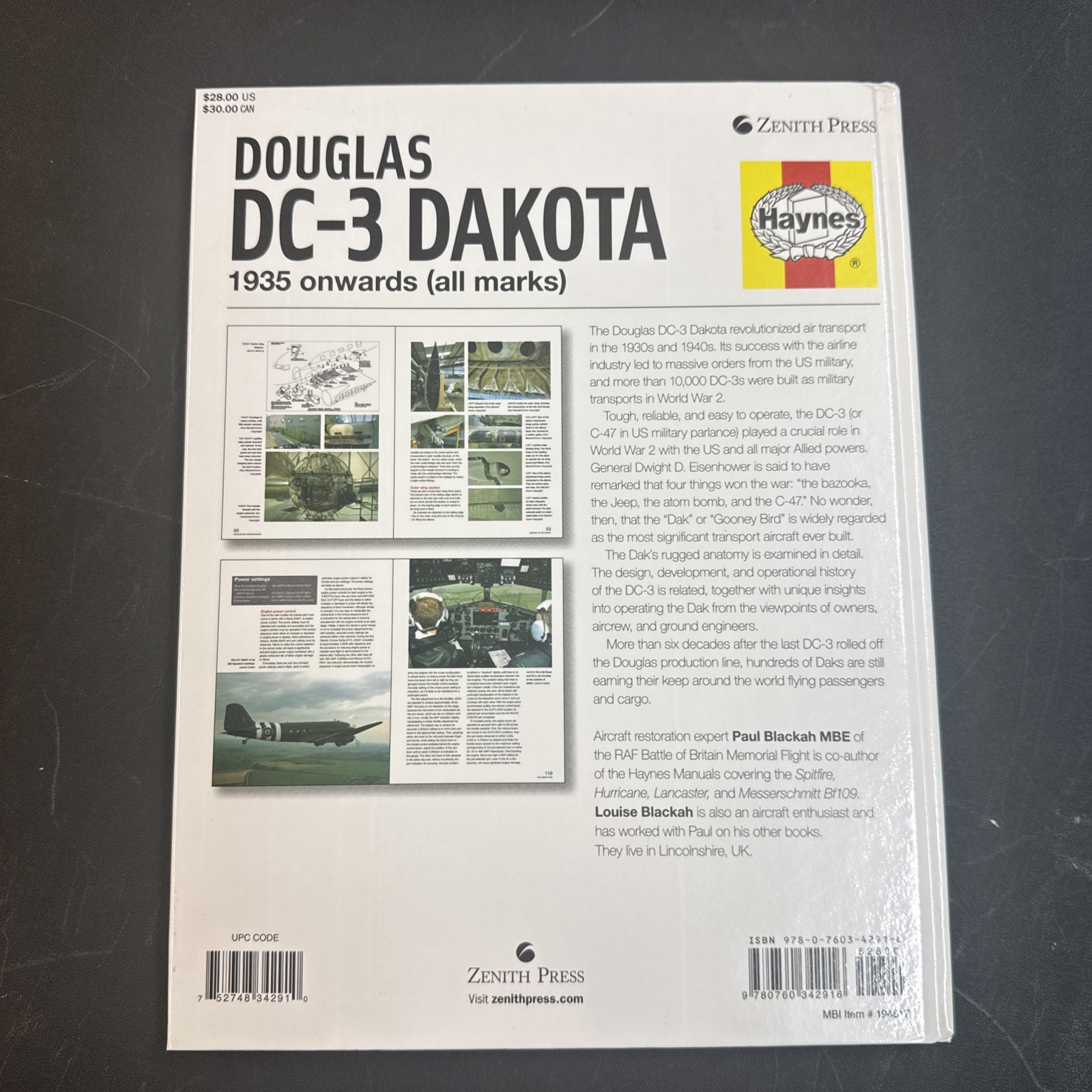 Douglas DC-3 Dakota 1953 Onwards (all Marks) Haynes Owners’ Workshop Manual HC