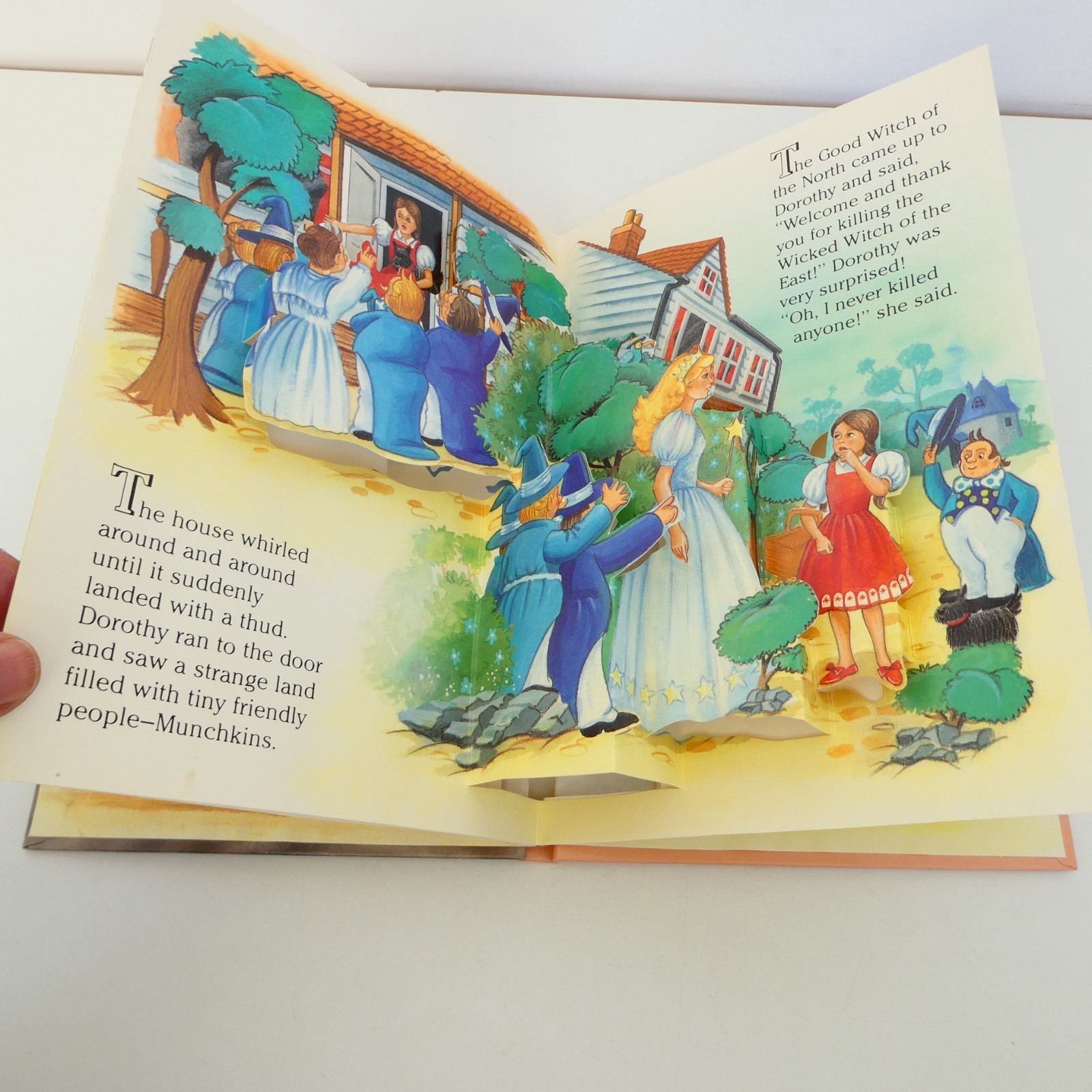 The Wonderful Wizard of Oz Treasury Collection 4 Pop Up Books Set 1991 Vintage