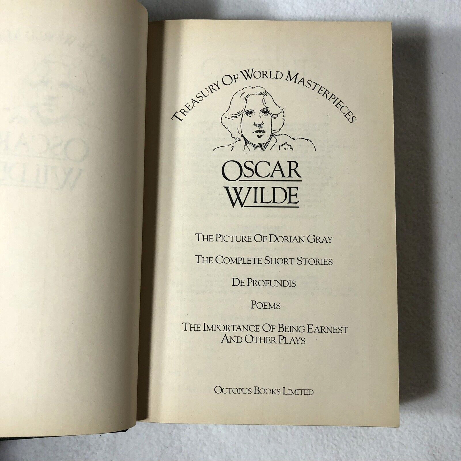 Oscar Wilde Treasury of World Masterpieces Complete & Unabridged 784 Pages, 1983