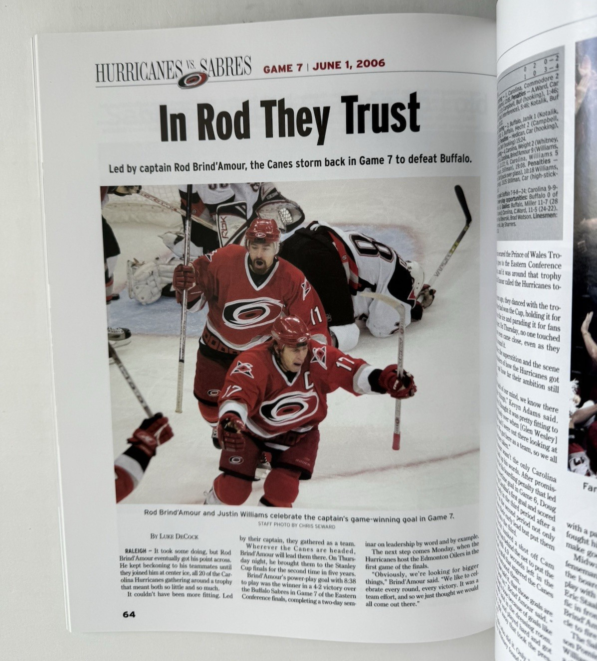 2006 Carolina Hurricanes Stanley Cup Whatever It Takes Book Rod Raleigh NC NHL