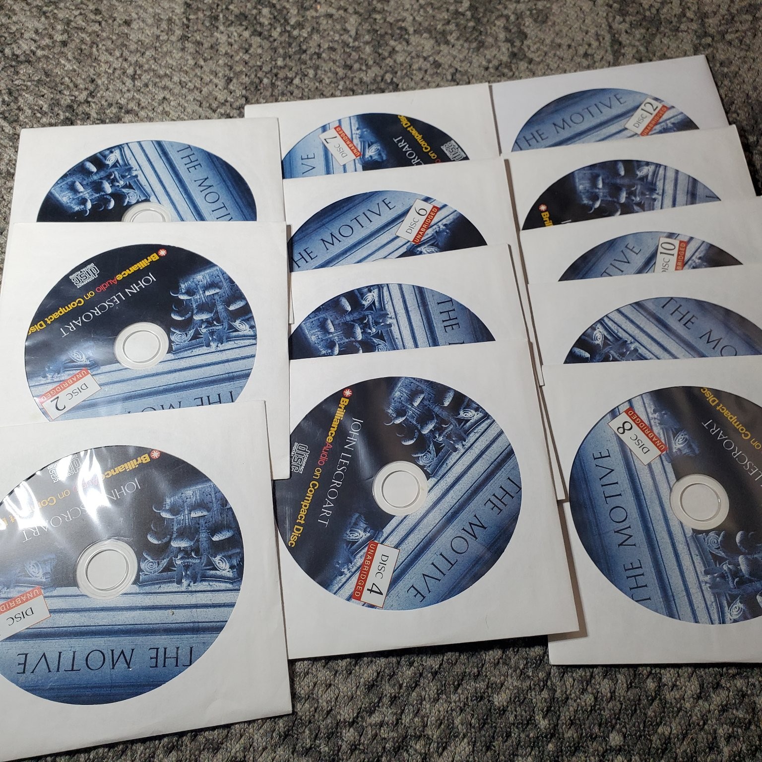 The Motive John Lescroart 2005 Unabridged CD Audiobook Brilliance Audio Fiction