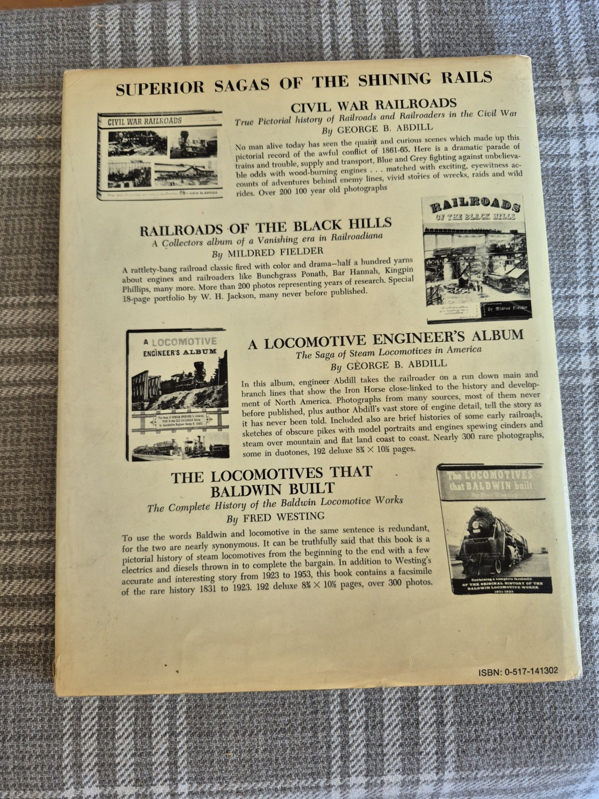 Railroad Book – Lines West – Charles R. Wood – 192 Pages