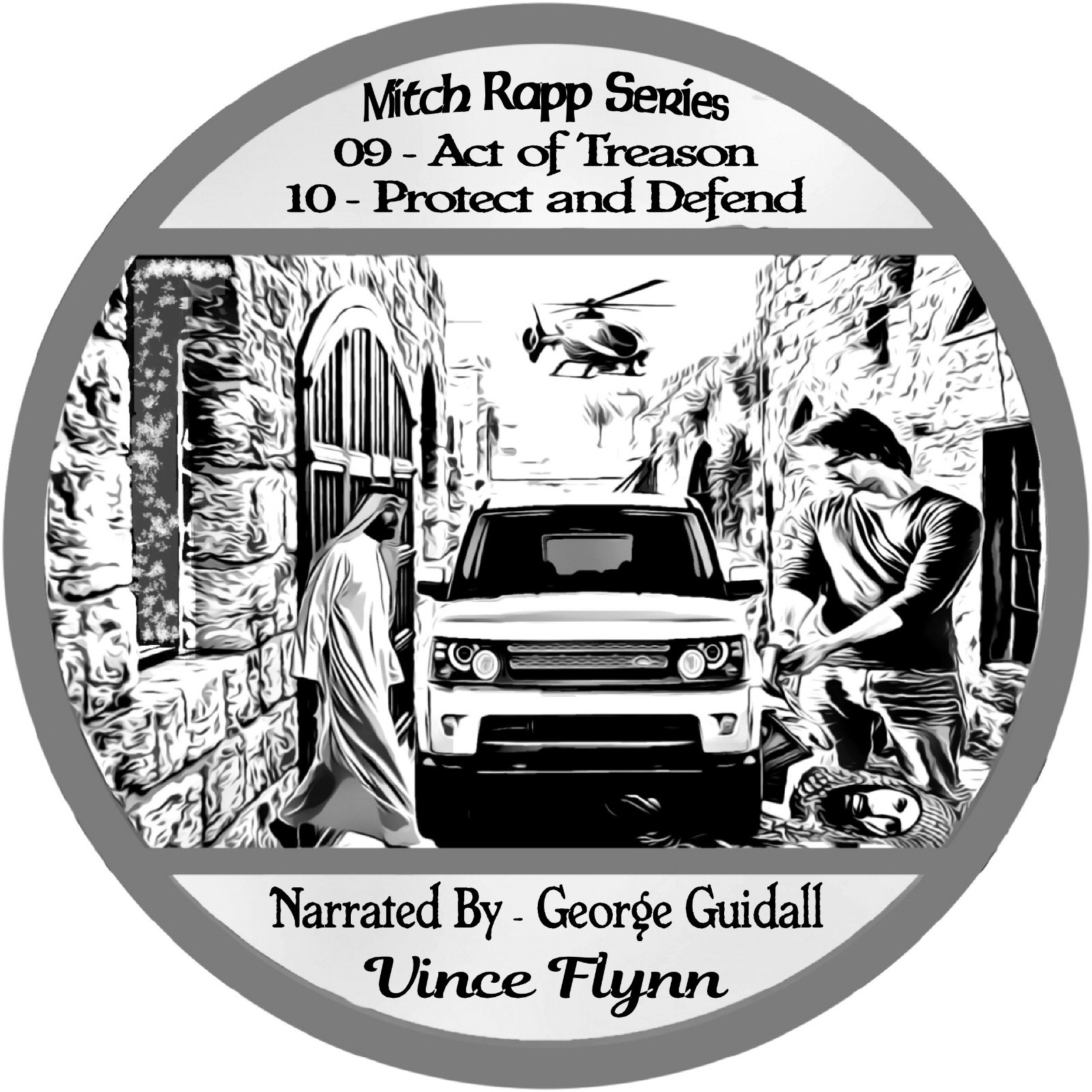 Vince Flynn Mitch Rapp Series 13 unabridged Audio books on mp3 cds