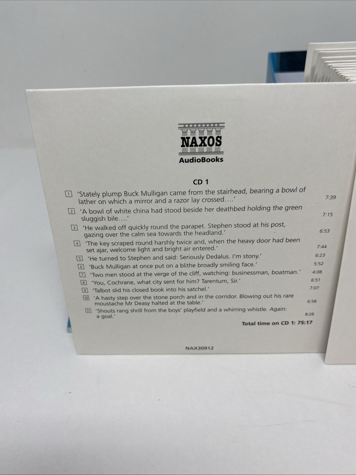 Ulysses by James Joyce – Naxos AudioBooks 22‑Disc Unabridged Audio CD Set (2004)