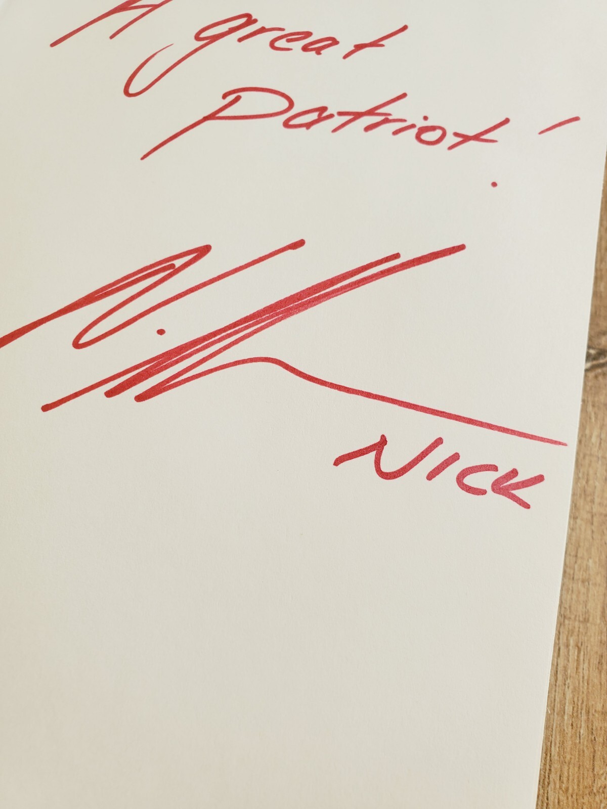 TRUMP AND CHURCHILL Nick Adams SIGNED 2020 HCDJ Post Hill Press POTUS