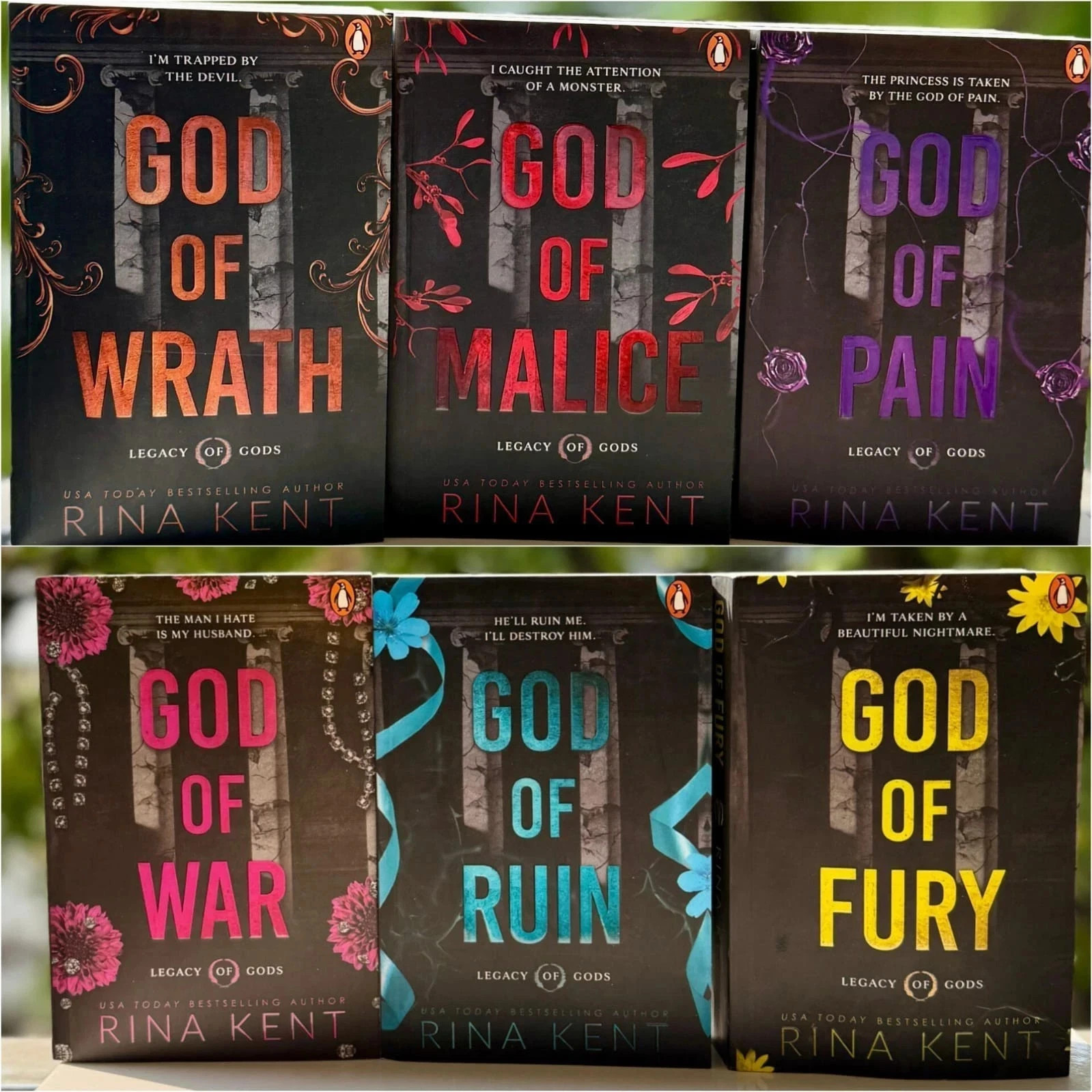 Legacy of Gods book Series (set of 6 books) by Rina Kent, Paperback…