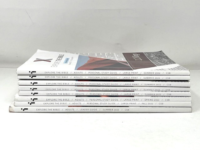 Lot of 8 Explore The Bible Personal Study Guide Lifeway Kings, Thessalonians