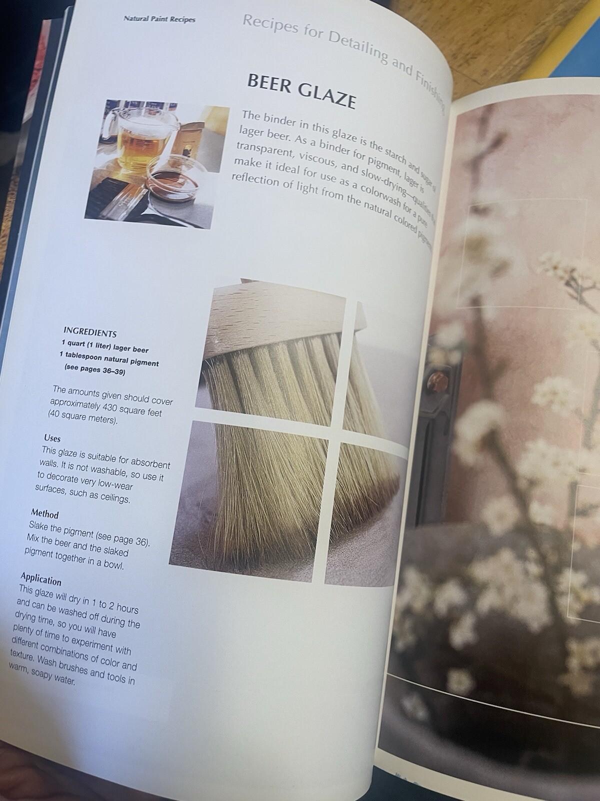 Natural Paint Book : A Complete Guide to Natural Paint, Recipes, and Finishes by