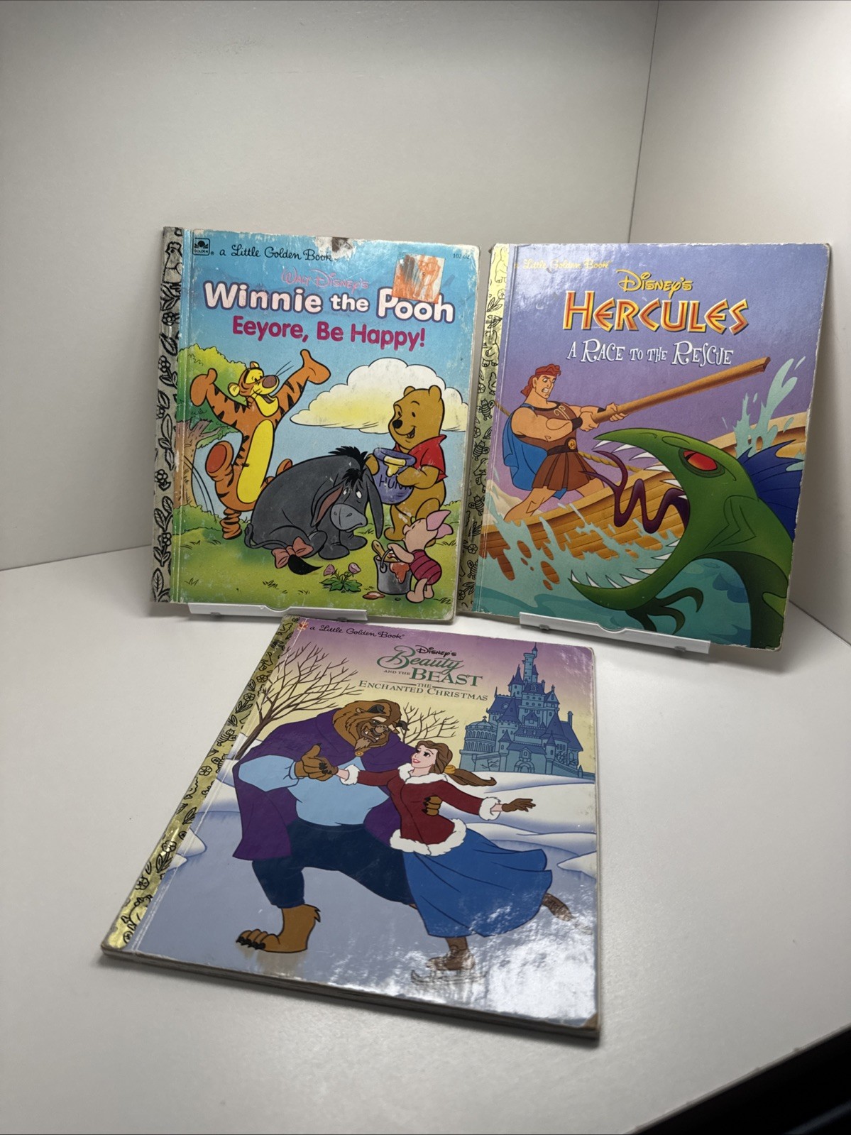 Little Golden Books Lot Of 13 Disney 1970-1990s