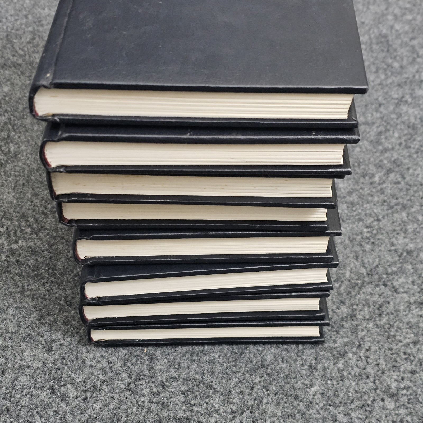 Agatha Christie Hardcover Book Lot 8 Vintage Mystery Collection Bantam Decor