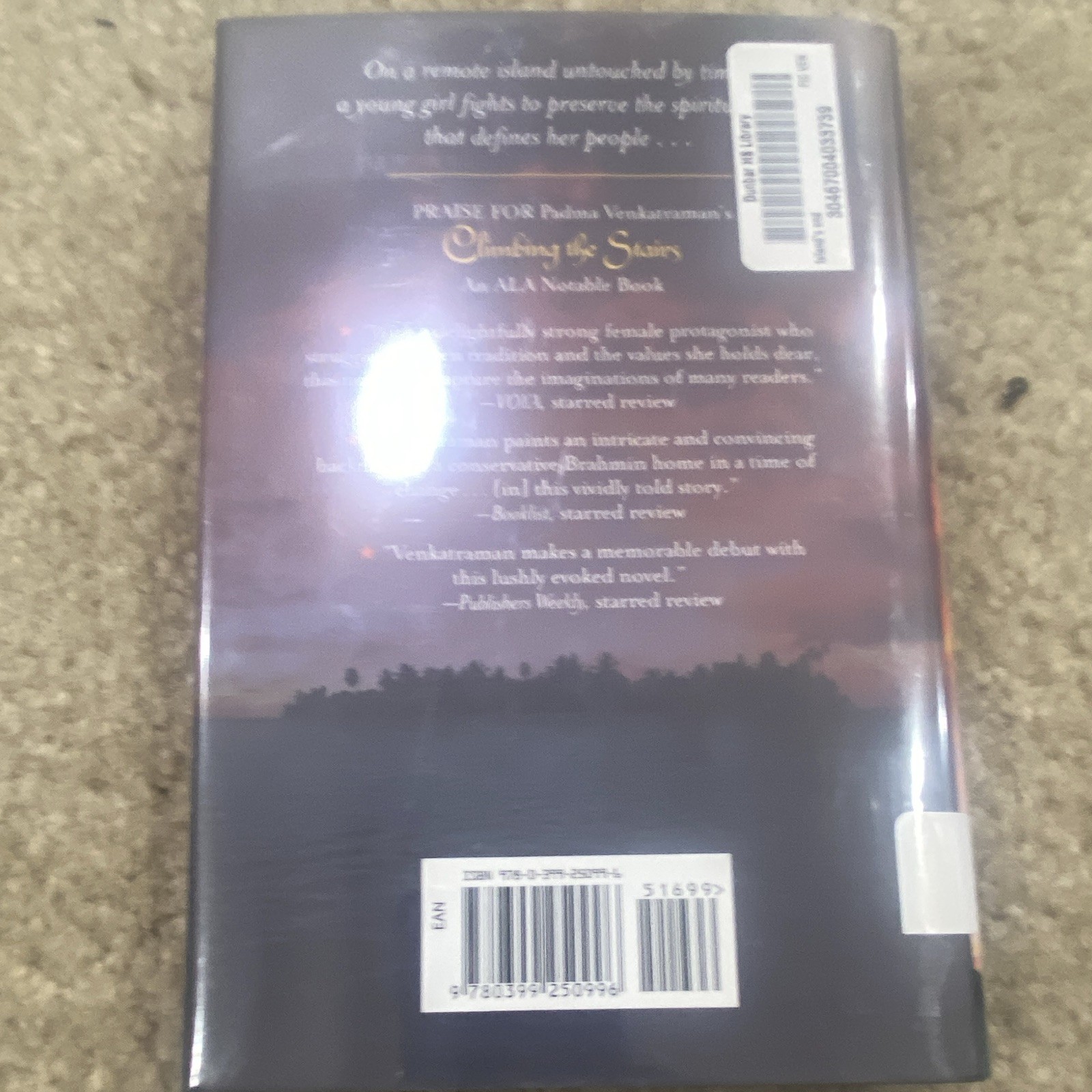 Island’s End Hardcover Padma Venkatraman 2011 Wendy Lamb Books Ex-Library