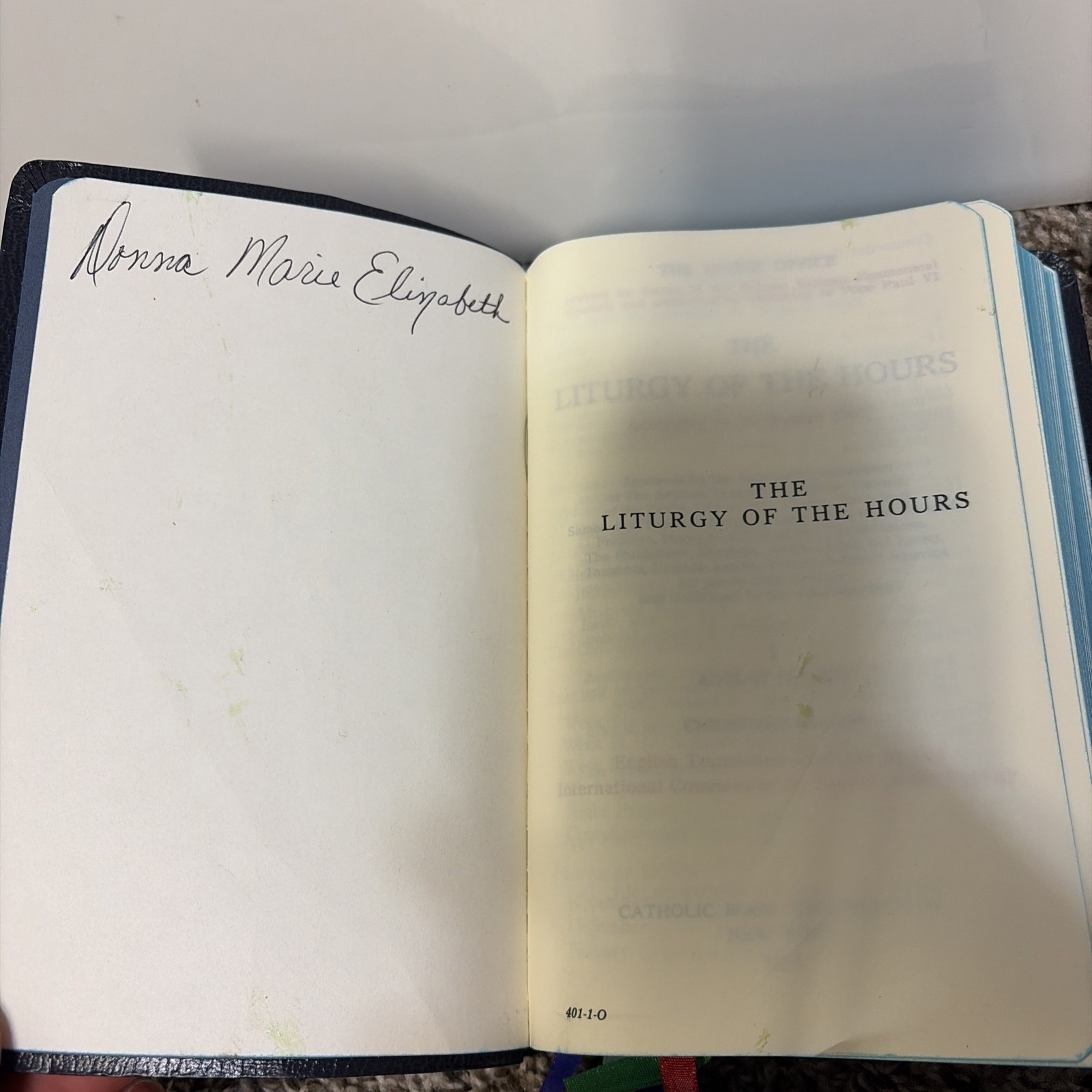 The Liturgy of the Hours Complete 4 Volume Set Catholic Prayer Books 1975 1976