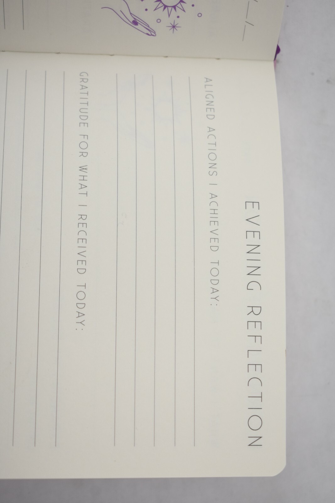 Inner World Manifesting A Day & Night Reflection Hardback Journal 192 Pages