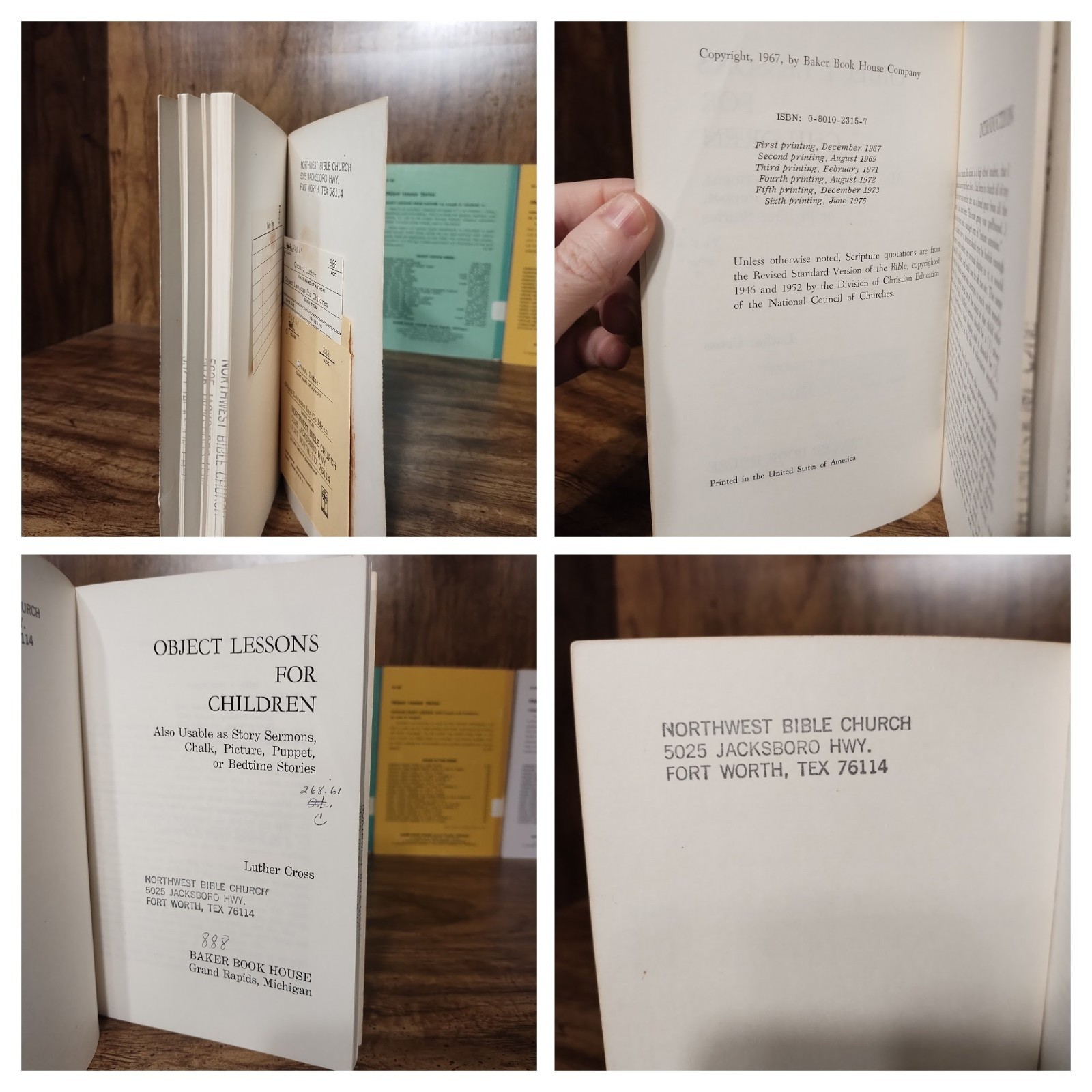 Lot of 12 Baker Book House Object Lesson Series Paperbacks Christian Education S